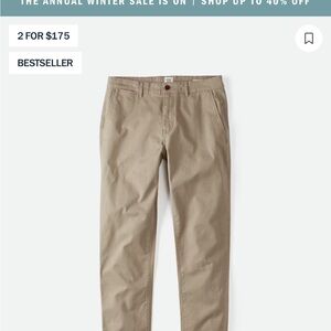 Men's Huckberry Flint & Tinder Classic Straight Leg Pants